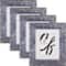 4 Pack Craig Frames American Barn Independence Blue Picture Frame with Mat